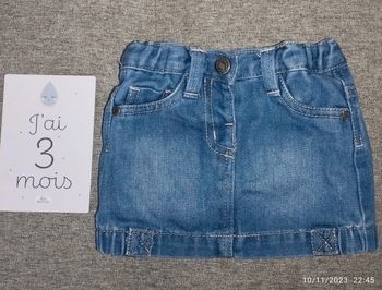 Jupe en jean 3mois