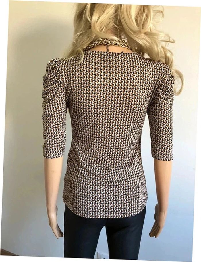 Blouse imprimée neuve à manches courtes Morgan taille S (valeur 35€) - photo numéro 7