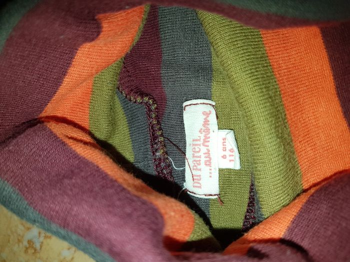 Sous pull 6 ans multi couleurs DPAM - photo numéro 2