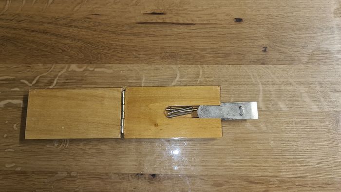 Jeu ancien en bois plateau pliant cribbage - photo numéro 4