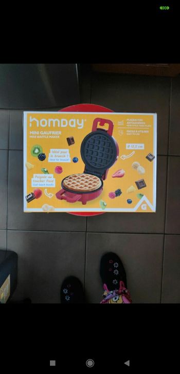 Mini gaufrier neuf