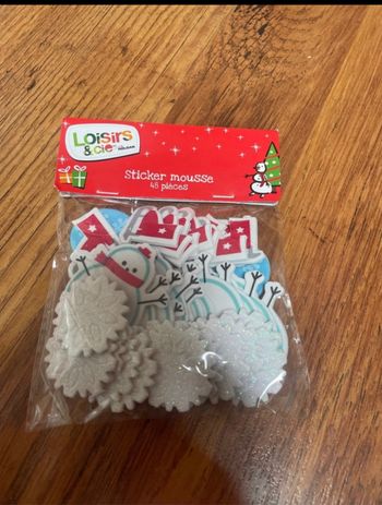 Sticker mousse Noël