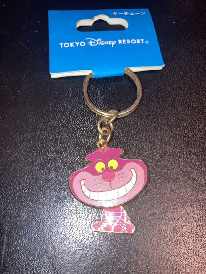 Porte clés Keychain Disney Tokyo Resort - Chat de Cheshire (Cheshire Cat) Alice in Wonderland - photo numéro 3