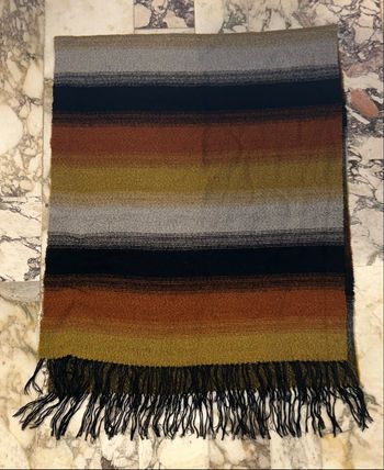 Écharpe d’hiver multicolore – 1m90 – Bon état