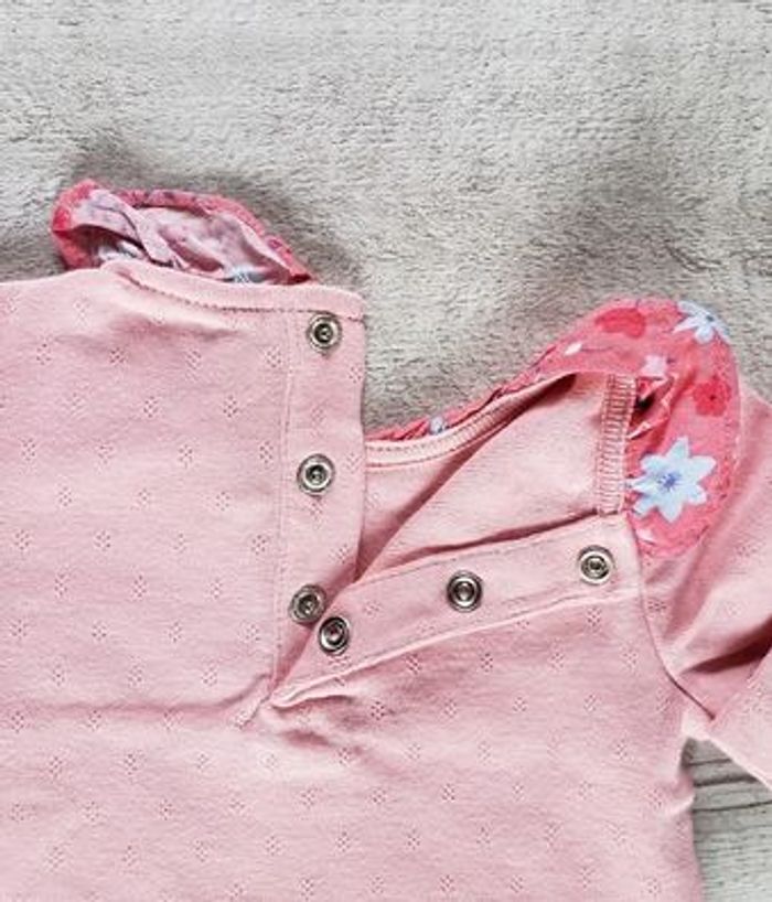 Body fille 6 mois rose Sergent Majo - photo numéro 3