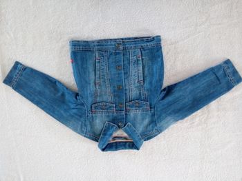 Veste en jean Obaïbi 18-24 mois (réf perso O3)(familleac72)
