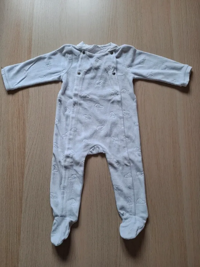 Lot de 2 pyjamas velours - photo numéro 2