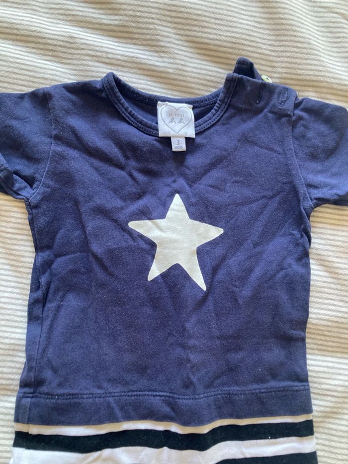 Combishort bébé Agnès B 3 mois - photo numéro 2