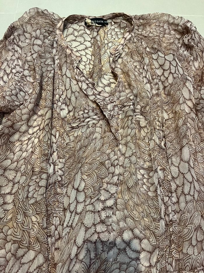 Blouse soie bohème - photo numéro 5
