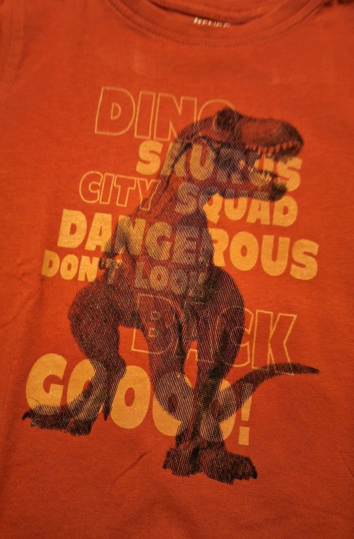 Tee-shirt manches longues Dino In Extenso 5 ans - photo numéro 2