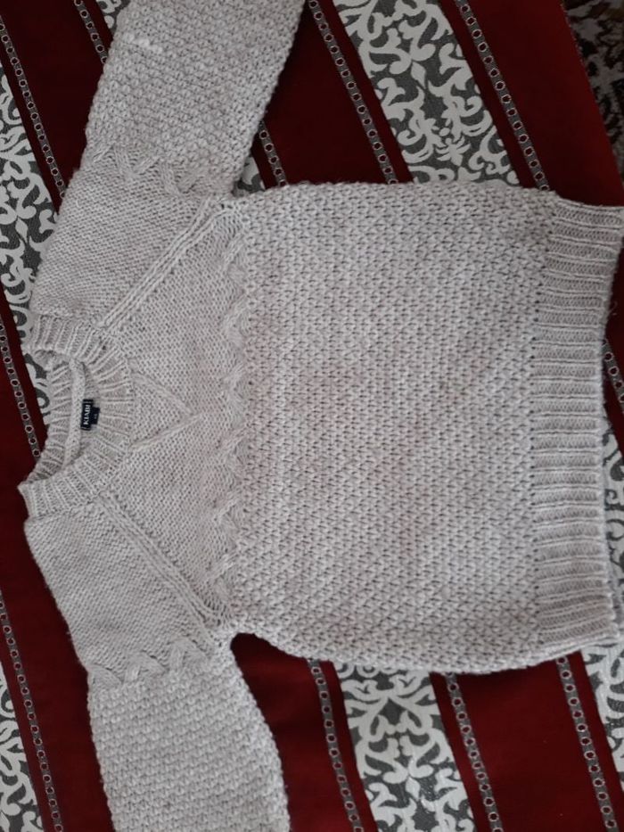 pull en laine taille 6 ans