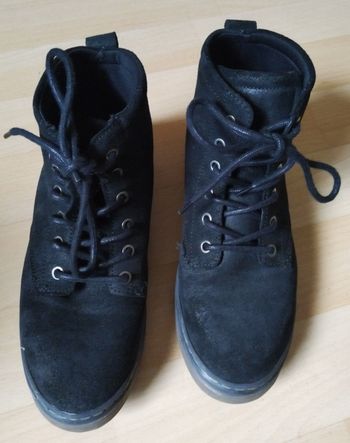 Bottine montante noire