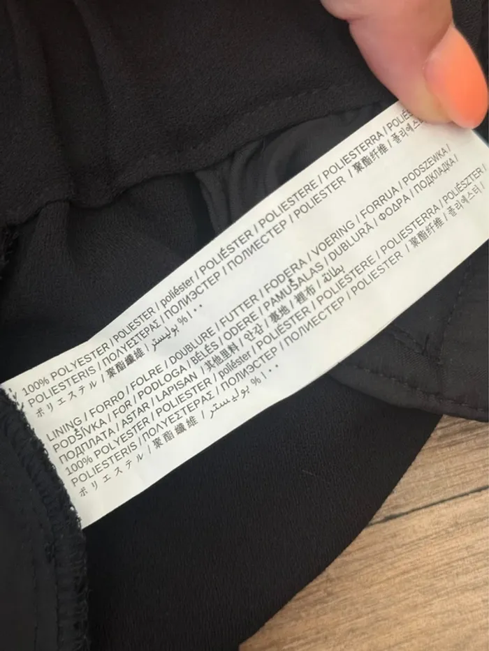Pantalon noir Mango coupe carotte 7/8 – Taille L - photo numéro 5