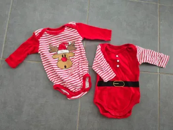 Lot de 2 bodies Noël