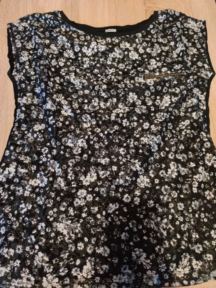 T-shirt fleurie