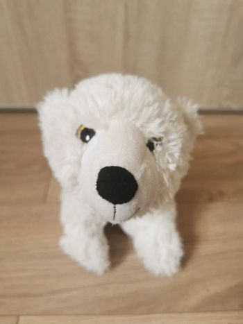 Peluche ours blanc