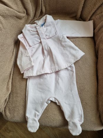 Ensemble rose pale jacadi