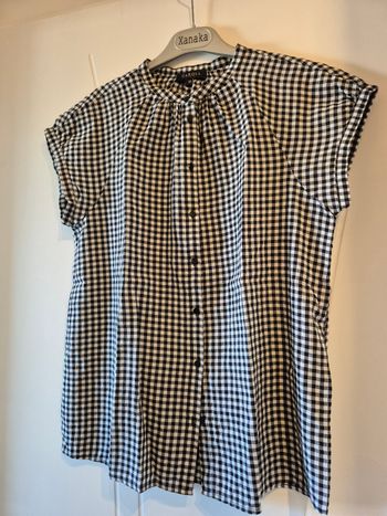 Chemisier Caroll à carreaux