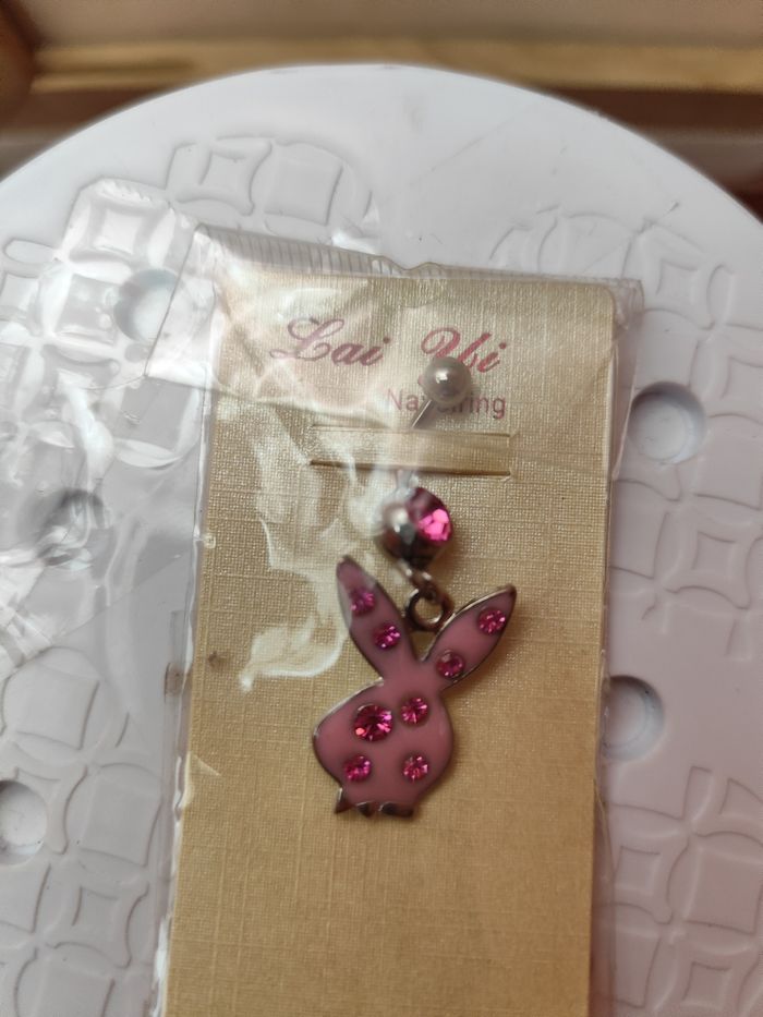 Piercing nombril lapin neuf sous blister - photo numéro 3