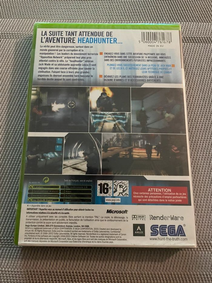 Headhunter Redemption Jeu Xbox FR - photo numéro 2