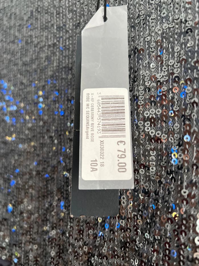 Magnifique robe à sequins ikks 10 ans - photo numéro 5