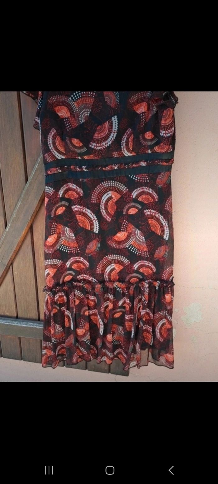 Robe femme xanaka taille 40 avec manches en voile volant et bas - photo numéro 6
