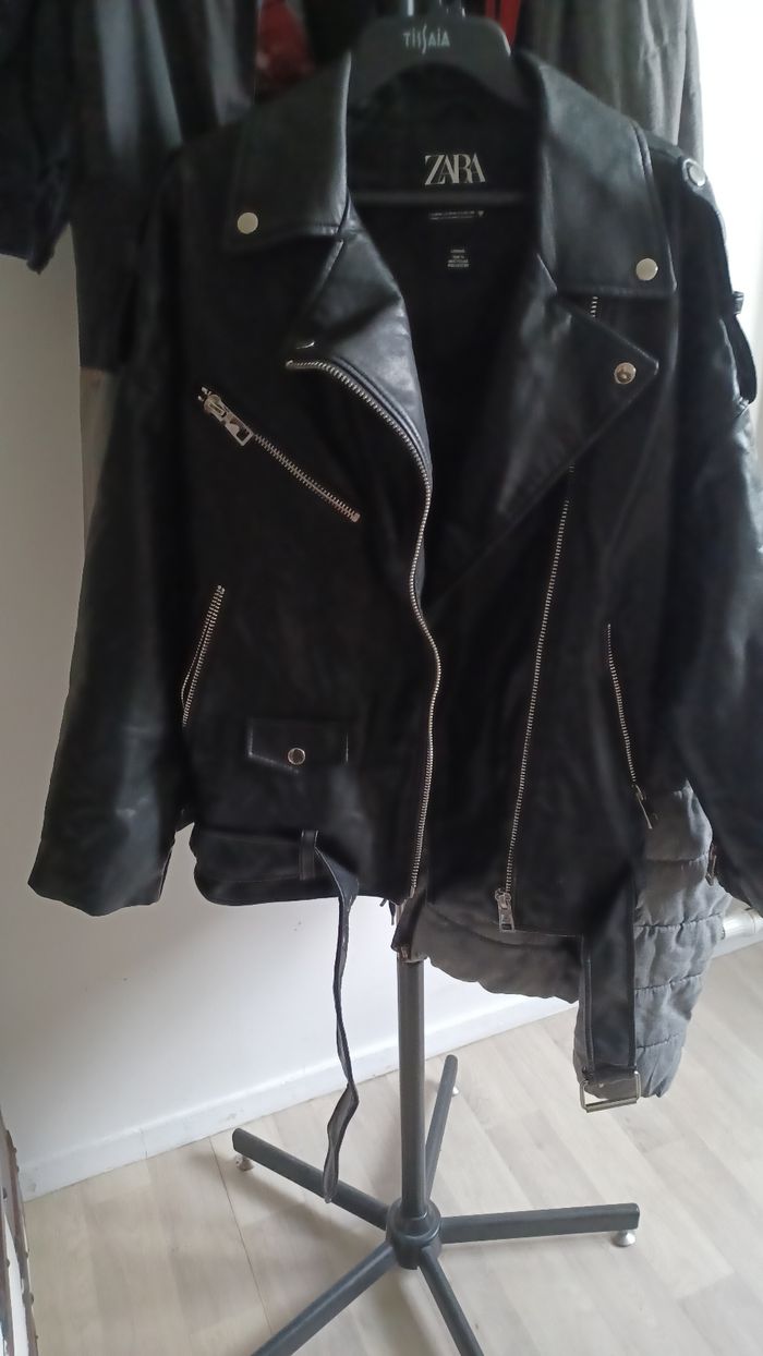 Blouson emitation cuir - photo numéro 2