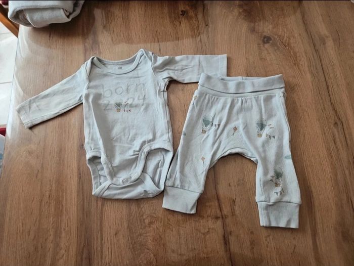 Lot bébé 0/1 mois garçon h&m - photo numéro 2