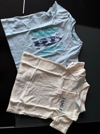 Lot 2 t-shirt 3 ans Surf bleu