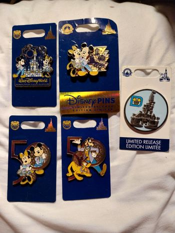 Pins Disney 50 ans walt disney world