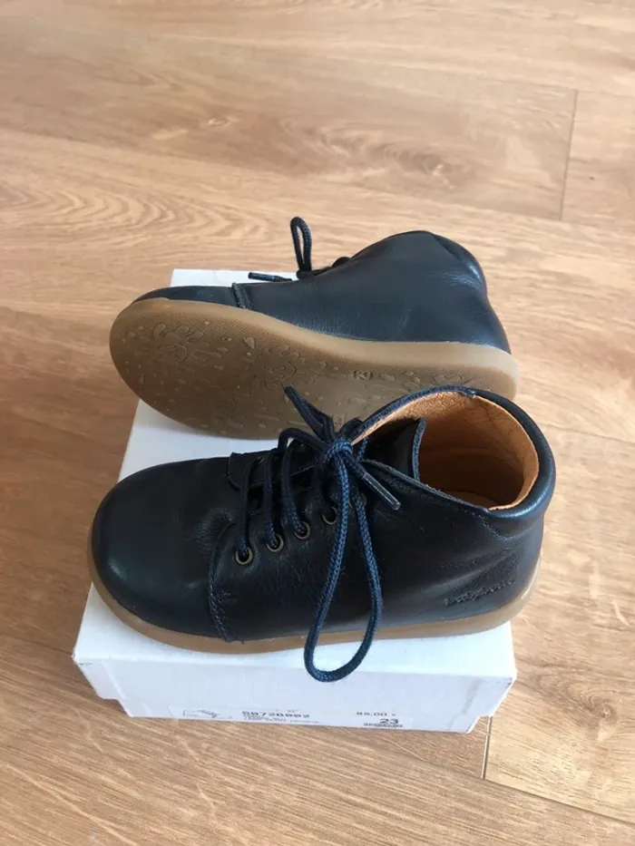 Chaussures bébé Babybotte bleu marine 23 - photo numéro 3