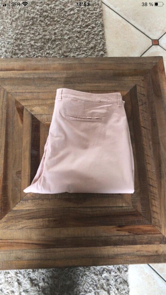Pantalon rose pale Georges - photo numéro 4