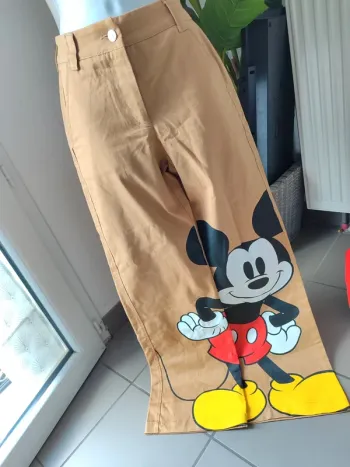 Pantalon jambes larges