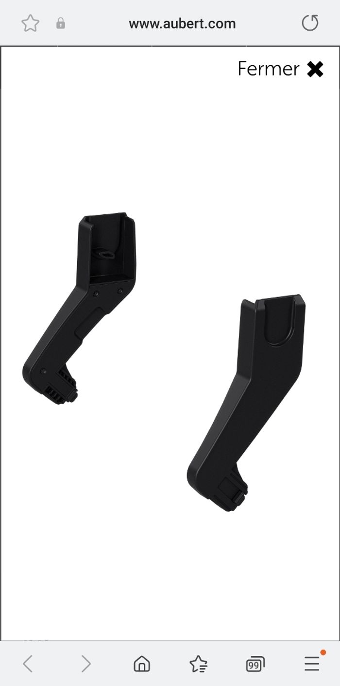 Adaptateur siège auto Maxi Cosi Noir de Thule