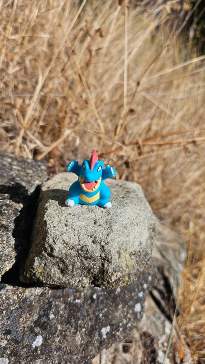 Super figurine Pokemon Nintendo finger puppet Aligatueur - photo numéro 2