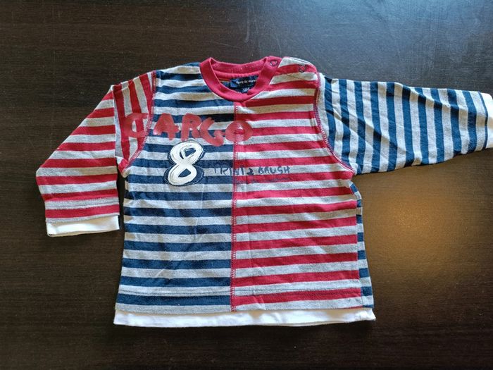 Haut TERRE DE MARINS - Taille 12 MOIS