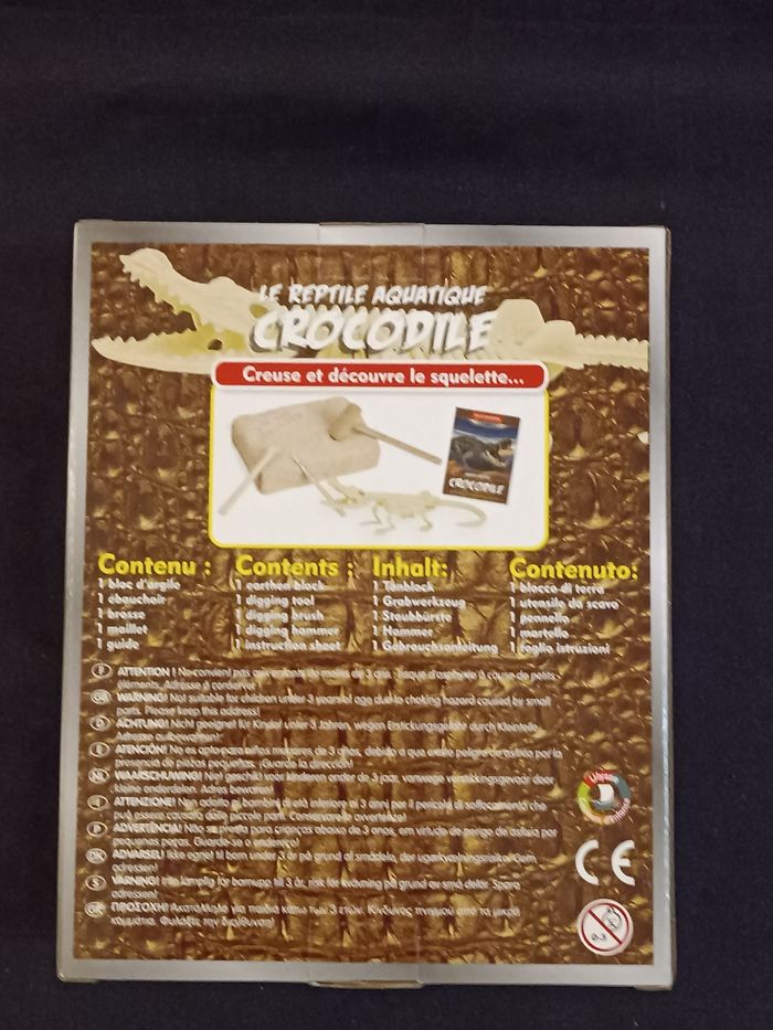 Kit paléontologie crocodile - photo numéro 5