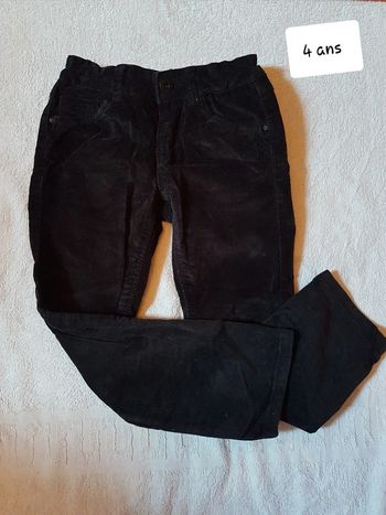 Pantalon velour okaidi 4 ans
