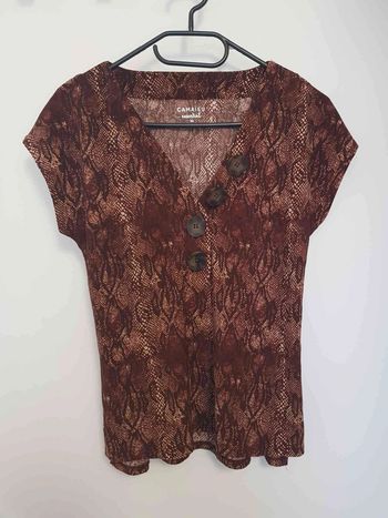 Haut imprimé taille 34 36