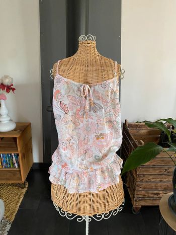 Débardeur péplum ICHI taille S