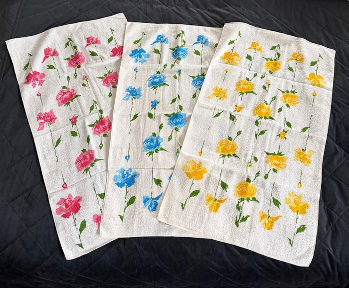 Lot 3 serviettes coton neuves - photo numéro 2