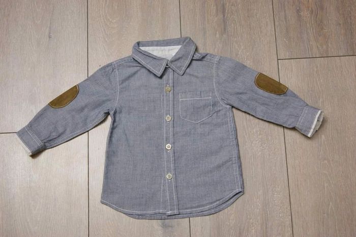 Chemise grise. Garçon 6 mois. Marque Tex