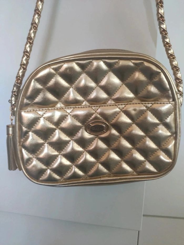 Sac doré matelassé - photo numéro 2