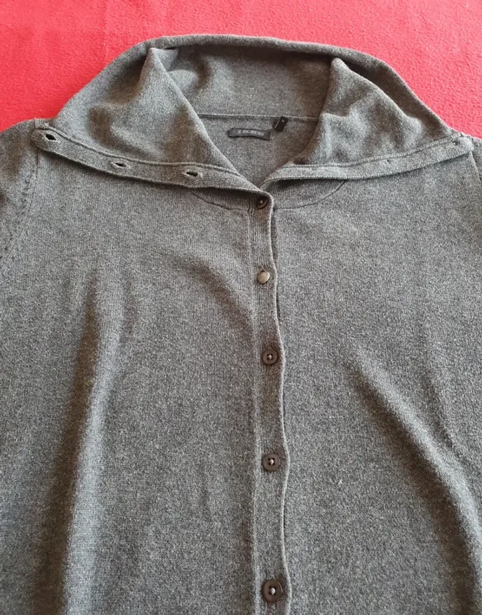 Gilet gris IKKS - photo numéro 3