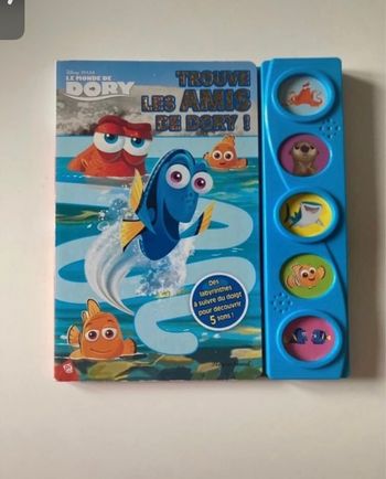 Livre sonore pour enfant Disney TRÈS BON ÉTAT dessin animé Dory