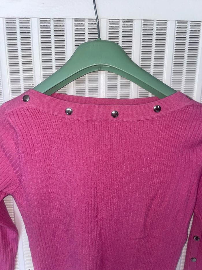 Pull coton fin légèrement pailleté - photo numéro 2