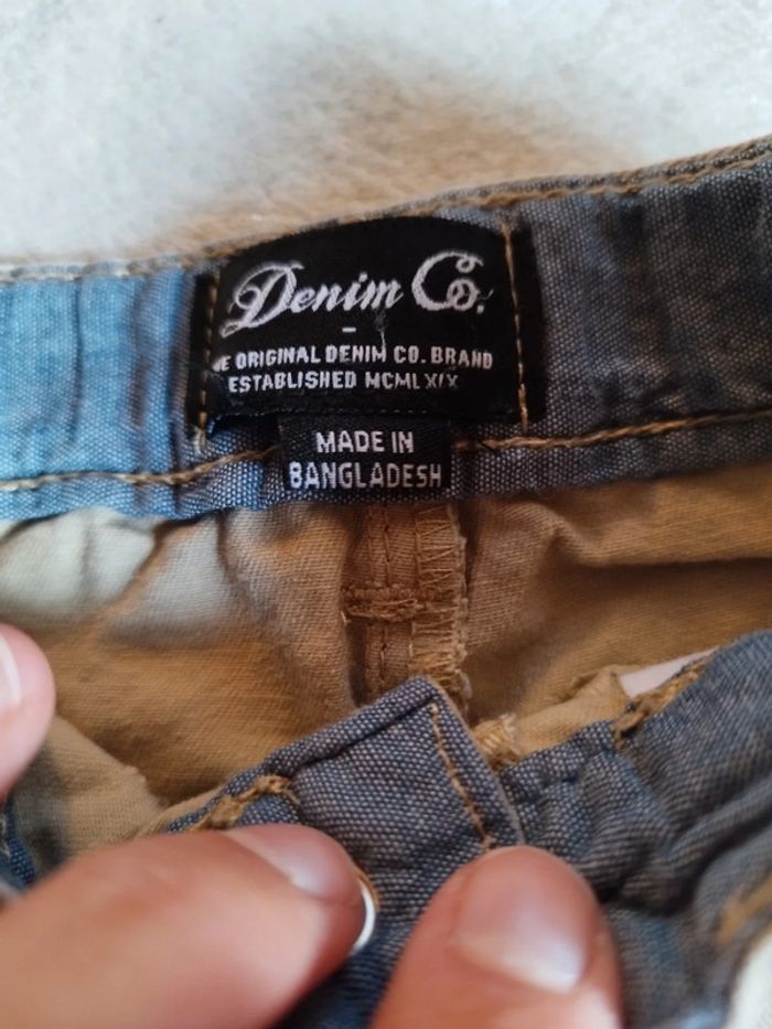 Short beige Denim Co taille 2 ans - photo numéro 2