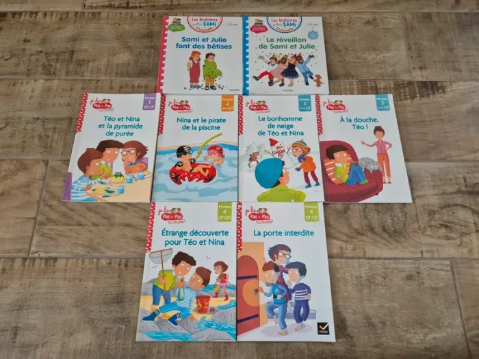 Lot de Les histoires de p'tit sami Maternelle / je lis pas à pas avec Téo et Nina GS CP