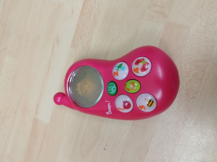 Jeu d'éveil - Téléphone miroir rose - Ouaps - 1 er âge - photo numéro 3