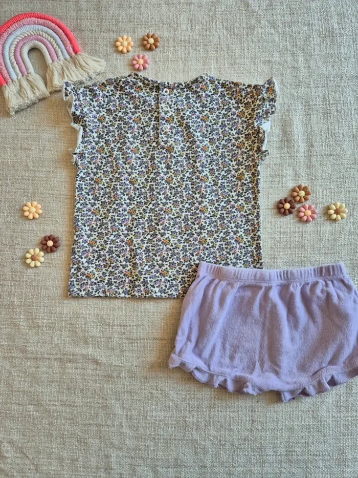 Ensemble fleuri Kiabi 36 mois - photo numéro 3